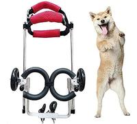 RHUDIE Dog Wheelchair, Dog Wheelchair, Hind Legs Rehabilitation Disabled Dog Assisted Walk Two Wheels Adjustable Pet Wheelchair for Adult Cats Medium Dog Large Dog Small Dogs(XL)