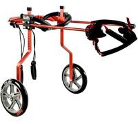 RHUDIE Dog Wheelchair, Dog Wheelchair, Pet Wheelchair Adjustable Full Support Pet Wheelchair 2 Wheels Dog Front and Hind Legs Rehabilitation for Medium Dog Large Dog Small Dog(S-01)