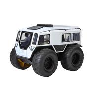 RHUIMEI 1:24 For ATV Alloy Diecast All-Terrain Off-Road Vehicle Model(White)