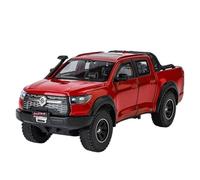 RHUIMEI 1/24 For Great Wall Motors GWM Off-road SUV Alloy Die-casting Car Model Collection Decorations(Red)