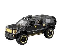 RHUIMEI 1:24 For Patton Chariot Alloy Die-Cast Car Model Ornament Collection(Black)