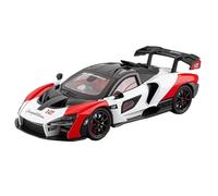 RHUIMEI 1:24 For Senna Racing Alloy Die-casting Car Model Ornaments Collection(White)
