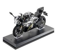 RHUIMEI For 1/12 250SR War Alloy Motorcycle Model Steering Multi-function Children's Metal Toy Collection Ornaments exquisite(Black)