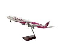 RHUIMEI For 1/157 47cm With Wheels And Lights Qatar Aircraft Model World Cup Painting 2022777-300ER Aircraft Model Collection Ornaments exquisite