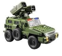 RHUIMEI For 2025 New Large Alloy Explosion-proof SWAT 110 Off-road Vehicle Armored Police Vehicle(Green1)