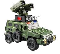 RHUIMEI For 2025 New Large Alloy Explosion-proof SWAT 110 Off-road Vehicle Armored Police Vehicle(Green3)
