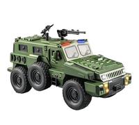 RHUIMEI For 2025 New Large Alloy Explosion-proof SWAT 110 Off-road Vehicle Armored Police Vehicle(Green2)