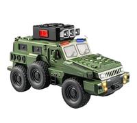 RHUIMEI For 2025 New Large Alloy Explosion-proof SWAT 110 Off-road Vehicle Armored Police Vehicle(Green)