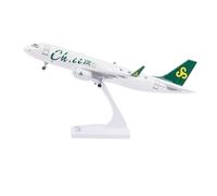RHUIMEI For 30cm Aircraft Model Spring Airlines With Landing Gear Lights Airbus Simulated Passenger Aircraft A320 Model Aircraft Collection Ornaments Gift exquisite