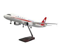 RHUIMEI For 47CM Airbus A319 Chinese Captain Prototype Simulated Passenger Aircraft Collection Ornaments With Lights And Wheels exquisite