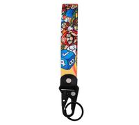 RHXWFDG Supe Mario Lanyard Keychain, Anime ID Badges Lanyard, Key Lanyard for ID Card Holder, Cell Phone Case