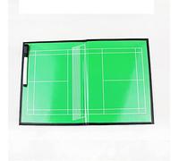 RHYDNO Coaches Tactical Board Badminton Training Board Magnetic Tactic Board,Badminton Tactic Teaching Board Badminton Training Equipment, Leather,Rewritable Foldable-Package A||42 * 27CM