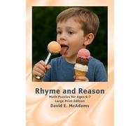 Rhyme and Reason: Math Puzzles for Ages 6-7, Large Print (Math Books For Children)