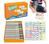 Rhyme Flash Cards - Letter Sound Practice, Sight Word Builder, Vocabulary Learning, Phonics Activity | Kindergarten Learning Tool, Children Ages 4-8, Ideal for Early Reading Education Fun