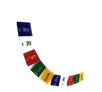 Rhymestore Tibetan Prayer Flag for CAR | Peace Mantra Leh Ladakh Flag for Car | Home Decoration Prayer Tibetan Flag | Om Mani Padme Hum