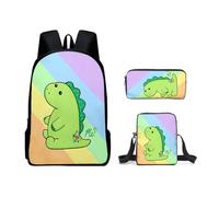 Rhymh Kids Shadow Milk Cookie Backpack Shoulder Bag Pencil Case 3PCS Set -The Best Gift for Shadow Milk Cookie Fans (C01,3PCS)