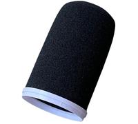 RhymKawa Black Pop Filter with White Ring for Shure SM7B/SM7dB