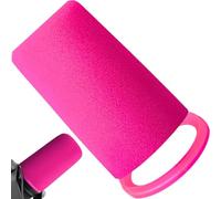 RhymKawa Custom Colored Foam Microphone Windscreen with Seal Ring for Shure SM7B, SM7dB, MV7 - POP Filter RK345B Stylish Replacement (Pink)