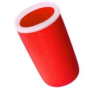 RhymKawa Red Foam Pop Filter for Shure SM7B Microphone, Noise-Reducing Windscreen Popfilter with Rainbow Retainer Ring