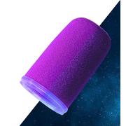 RhymKawa SM7b Pop Filter for Shuer SM7B, SM7dB, MV7, MV7X Foam Windscreen with Retaining Seal - RK345 Colored Replacement (Violet Glowing)