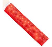 RhymKawa Sparkle Red Microphone Sleeve for Universal Wireless Mic Handheld and SB58 Beta58 Shine on Sing, Weddings, Live Streaming and Christmas Event Party Stage Show