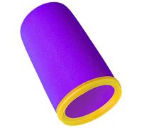 RhymKawa Violet Foam Mic Windscreen with Gold Ring for Shure SM7B/SM7dB | Violet foam with gold ring for a luxury look. Color remains vibrant and fade-resistant over time.