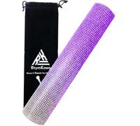 RhymKawa Wireless Microphone Sleeve for Shuer SM58, Beta 58A Gradient Rhinestones Mic Covers Replacement (Violet)