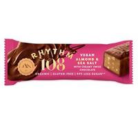 Rhythm 108 Sweet 'n' Salty Almond Swiss Chocolate Bar 33 g - Pack de 15