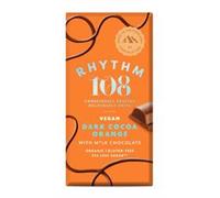 Rhythm 108 Chocolate Tablet Dark Cocoa Orange 100g