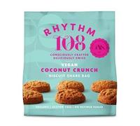 Rhythm 108 Coconut Cookie Organic Biscuits, 135g, Pack of 1 - Packaging May Vary
