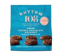 Rhythm 108 Double Chocolate Hazelnut Tea Biscuit Bag 135g