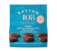 Rhythm 108 Double Chocolate Hazelnut Tea Biscuit Bag 135g