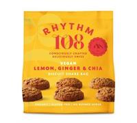Rhythm 108 Lemon Chia Tea Biscuit Bag 135g