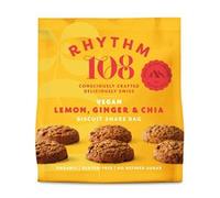 Rhythm 108 Lemon Chia Tea Biscuit Bag 135g