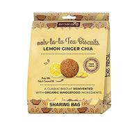 Rhythm 108 Lemon Ginger Chia Sharing Biscuit Bag - 135g, 2 Pack