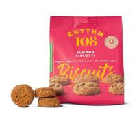 Rhythm 108 Swiss Biscuits Almond Biscotti Share Bag 135g (Pack of 8)