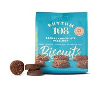 Rhythm 108 Swiss Biscuits Double Choc Hazelnut Share Bag 135g (Pack of 8)
