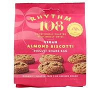 Rhythm 108 Swiss Vegan Almond Biscotti Biscuit Share Bag, 135 g