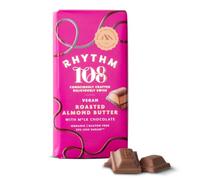 Rhythm 108 Swiss Vegan Organic Roasted Almond Butter Bar with M'lk Chocolate 9 x 100g
