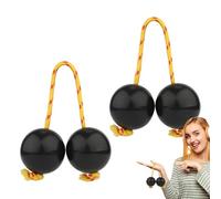 Rhythm African Shaker African Shaker Rattle Musical Instrument | 2 Pair Music Egg Rhythmic Ball, Hand Percussion Instruments for Parties, Weddings, Shows