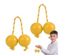 Rhythm African Shaker Kashaka Instrument Shaker Rattle Ball | 2 Pair Rhythmic Music Egg, ABS Hand Percussion Instruments Double Gourd for Kid Adults