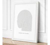 Rhythm and Form Minimalist Canvas Wall Art Print 36x24 Inch (91 x 61 cm)