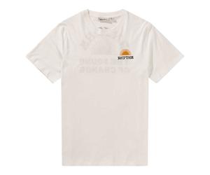 Rhythm | Awake Tee | Men's | Printed Cotton Tshirt | White | WildBounds M