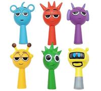 Rhythm Box Figures Toys 6pcs Rhythm Box Figures Set, Rhy-thm Figures Game Model Statue Collectible Birthday Decorations Gifts, Merchandise Model For Fans Kids Adults
