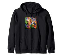 Rhythm by Robert Delaunay (1912) Zip Hoodie