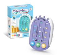 Rhythm Game Console - Interactive Music Games | Portable Pop Itt Game | Hand Buttons Board Game with Music and Light | Sensory Fidget Toy for Kids, Girls, Teens, Game