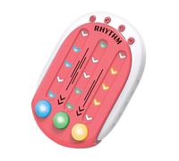 Rhythm Game Console, Interactive Music Toy, Handheld Push Button Device with Light Effects, Sensory Fun with Dynamic Sounds, Fidget Play Gadget, Electronic Entertainment Gift for Boys Girls Teens