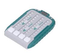 Rhythm Game Machine for Kids Educational Fast Press Game Console Stress Relief 11 X 3 X 15cm ABS (Green)