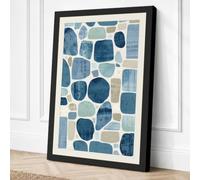 Rhythm Geometric Canvas Wall Art Print 18x12 Inch (46 x 30 cm)