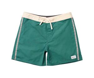 Rhythm | Heritage Trunks | Men's | Reinforced Board Shorts | Dark Green 30